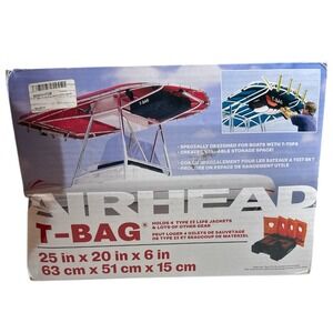 Airhead T-Bag For Boats w/ T-Tops -Storage Holds 4 Life Jackets & More NEW READ!